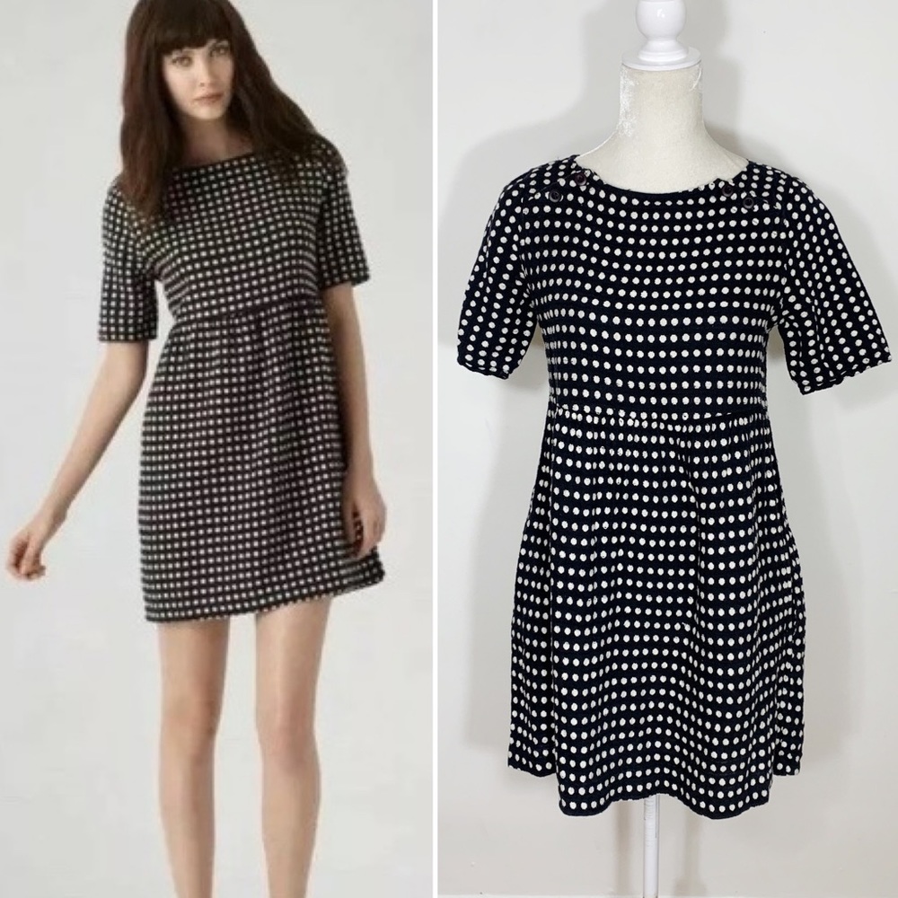 Ace & Jig • polka dot short sleeve babydoll dress